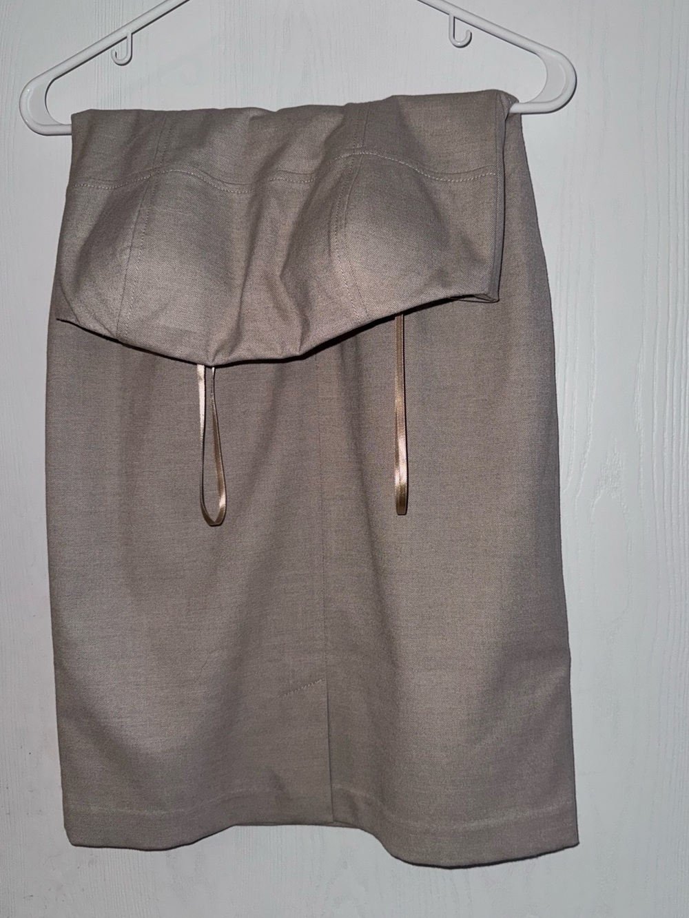 Banana Republic Tan Strapless Dress
